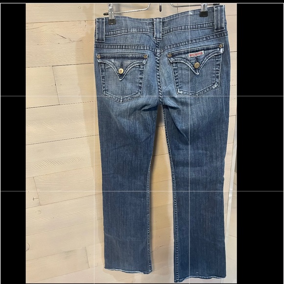 Hudson Jeans Flare size 29.  Perfect fit, super stunning.   Y2K vibe - Picture 3 of 4